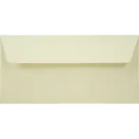 Netuno Gefactureerde ecru enveloppen A4 - 110 x 220 mm - 25 stuks - HK zelfklevend met plakstrip - 120 gram - Acquerello -