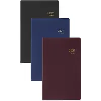 Brepols agenda 2027 - BREPLAN [0.774] - SETA - Zak agenda - 1 week op 1 pagina - Weekoverzicht - Zwart - 9.05 x 16 cm