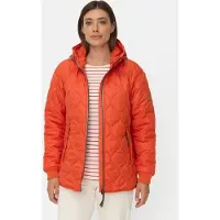 Camel active Waterafstotende oversized jas met 2-wegs ritssluiting - Maat womenswear-36 - Oranje