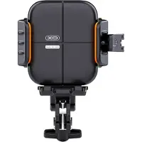 XO Universele Telefoonhouder Fiets, Motor & Scooter - -C200 - 360° Draaibaar - Anti-Vibratie - Mechanische Vergrendeling - Voor Smartphones tot 7.0 inch - Zwart