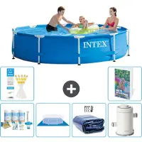 Intex Framezwembad, rond - 305x76 cm - 5-delig, model S115