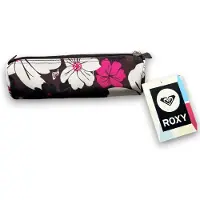Roxy Pennenetui XEWES011 - Etui met Ritssluiting - Bloemenprint - Bruin/Roze/Wit