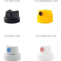 Montana Colors MTN Mix Caps - 20 Spuitdopjes voor spuitbussen - Soft