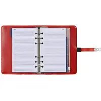 Kalpa 1111-04 hervulbare Personal Planner Agenda Zee van Bloemen Rood 1 week per 2 paginas 2026-2027-2028
