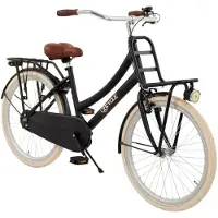 2Cycle Premium Transportfiets kinderfiets 24 inch (8 tot 10 jaar) voor Meisjes Zwart