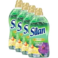 Silan Aromatherapy Fascinating Jungle Essentiële Oliën en Langdurige Parfum - Wasverzachter - 192 (4x48) Wasbeurten - 4224ml (4x1056ml)
