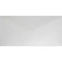 Netuno Metallic (parelmoer) witte enveloppen A4 - 110 x 220 mm - 25 stuks - NK natgelijmde - 110 gram - Sirio Pearl -