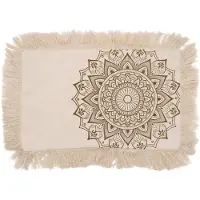 Ancient Wisdom 4x Lotus Mandala Kussenhoezen - 30x50cm - Brons