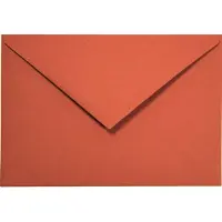 Netuno Ecologische rode enveloppen A6 - 114 x 162 mm - 25 stuks - NK natgelijmde - 120 gram - Materica -