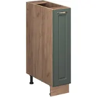 Vicco Apotheekkast Fame-Line, Groen-Goud Landhuis/Goudkleurig Eiken, 20 cm zonder werkblad