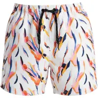 OMBRE Zwemshorts navy / oranje / pink / wit