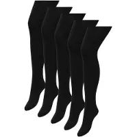 Next - Dames - Set van 5 ondoorschijnende panty's van 60 denier - Zwart