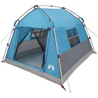 vidaXL Instanttent waterdicht 2-persoons Blauw