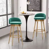 Novi at Home Design Barkrukken Set van 2 - Hoogteverstelbaar - 360° Draaibaar - Zwart - Novihome