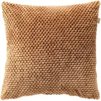 Dutch decor MICK - kussenhoes 45x45 cm - fluffy - Cuban Sand - beige - met rits - zonder binnenkussen