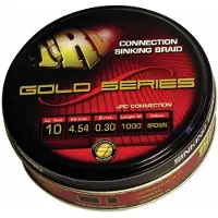JRC Gold Series Connection Sinking Braid - Gevlochten Lijn voor Karper - Vislijn Snel Zinkend - Visdraad - Weed - 35lb - 270m