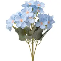 Clayre & Eef Kunstbloem 30 cm Blauw Kunststof