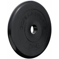 Gorilla Sports Halterschijf 25 kg rubber