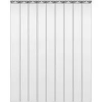 Happiq PVC Stripgordijn met Transparante Stroken - 121 x 243 cm - voor Thuis en Professioneel Gebruik