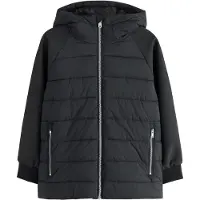 Next - Jongens - Gewatteerd hybride jack - Zwart
