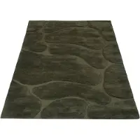 Veer Carpets Superior berber vloerkleed dark green 200 x 280 cm