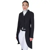 Equestro Slipjas Strass rain Dames L Zwart