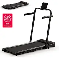 Moov Run Loopband Inklapbaar - Walking Pad – Opvouwbare Wandelband - Treadmill 1-14 km/u – Incl. Accessoires