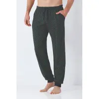 Hajo Premium heren lounge broek marine blauw - Blauw - Maat - 54