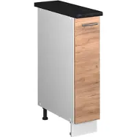 Vicco Apotheekkast Fame-Line, Goudkleurig Eiken/Wit, 20 cm, WB Antraciet