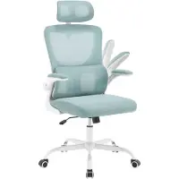 Woltu Ergonomische bureaustoel - Ergonomische gamestoel - bureaustoelen voor volwassenen - 360-draaibare bureaustoel Ademend gaas - Computerstoel