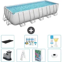 Bestway Power Steel Rechthoekig zwembad - 640x274x132 cm - 6-delig - Model S576