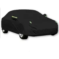 ELUTO Autohoes - Autozeil voor buiten - Auto bescherming - Waterdicht - Ademend - Compatibel met vele auto modellen - reflecterende strepen voor zichtbaarheid - 490x180x150cm