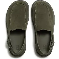 FitFlop Women Gen-FF Suede Back-Strap Mules Deep Olive-Schoenmaat 42