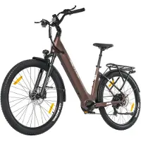 TTGO Z3 E-bike - 25 km/u - 27.5inch - 120km actieradius - 250W motor - 48V 15Ah accu - 70NM - bruin