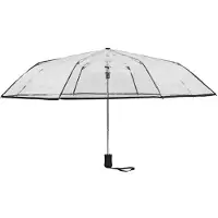 Le Monde du Parapluie Doorzichtige paraplu met hondenmotief,Schattige hond