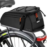 Unyqoos Waterdichte 2-in-1 Fietstas met Grote Capaciteit en Reflecterende Details voor Veiligheid