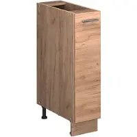 Vicco Apotheekkast Fame-Line, Goudkleurig Eiken/Goudkleurig Eiken, 20 cm, WB Eik