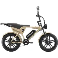 Ape Ryder GENON ULTRA Elektrische Fatbike 250W - 48V 15Ah - Actieradius 60-70 km - 20 Inch - Shimano 7 Versnellingen