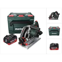 Metabo KT 18 LTX 66 BL accu invalcirkelzaag 18 V 165 mm + 1x accu 10.0 Ah + metaBOX - zonder lader