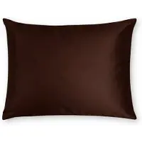Silk Heaven Zijden Kussensloop Midnight Cacao - 22MM - - 50x60cm / Ritssluiting