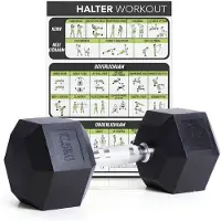 Vali Dumbells - Fitness Gewichten - Gewichten - Zwart - 31cm x 13cm x 13cm