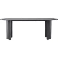 Nest of Nora Eettafel 220 x 100 - Rechthoekige eetkamertafel - Zwart