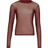 Black premium by emp Shirt met lange mouwen - Essential - Mesh - S tot XXL - voor Vrouwen - bordeaux | Maat L