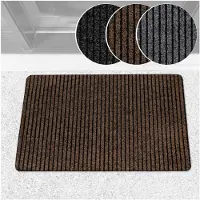 ANRO Deurmat Mischa Bruin 90x60cm – Schoonloopmat Antislip Rubber