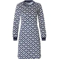 Pastunette velours nachthemd 95cm - Deluxe - Mozaïek - 38 - Blauw