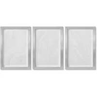Wallfluent 4-Delige Schilderij Set - Elegante lineaire structuur van marmer. - 20 x 30 cm - Moderne Wanddecoratie - Slaapkamer - Muurdecoratie