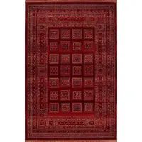 Muratap Artline shah oosters vloerkleed vintage handgeknoopte wol look- 400x500 cm