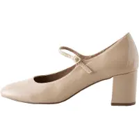 Next - Dames - Forever Comfort Mary Jane-blokhakken met ronde neus - Huidkleur
