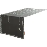 2lif Britt Cozz Tafelloper donker groen 40x140cm