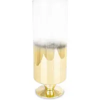 Artpol Elegante Gouden Glazen Vaas 38,5 cm - Stijlvolle Woondecoratie